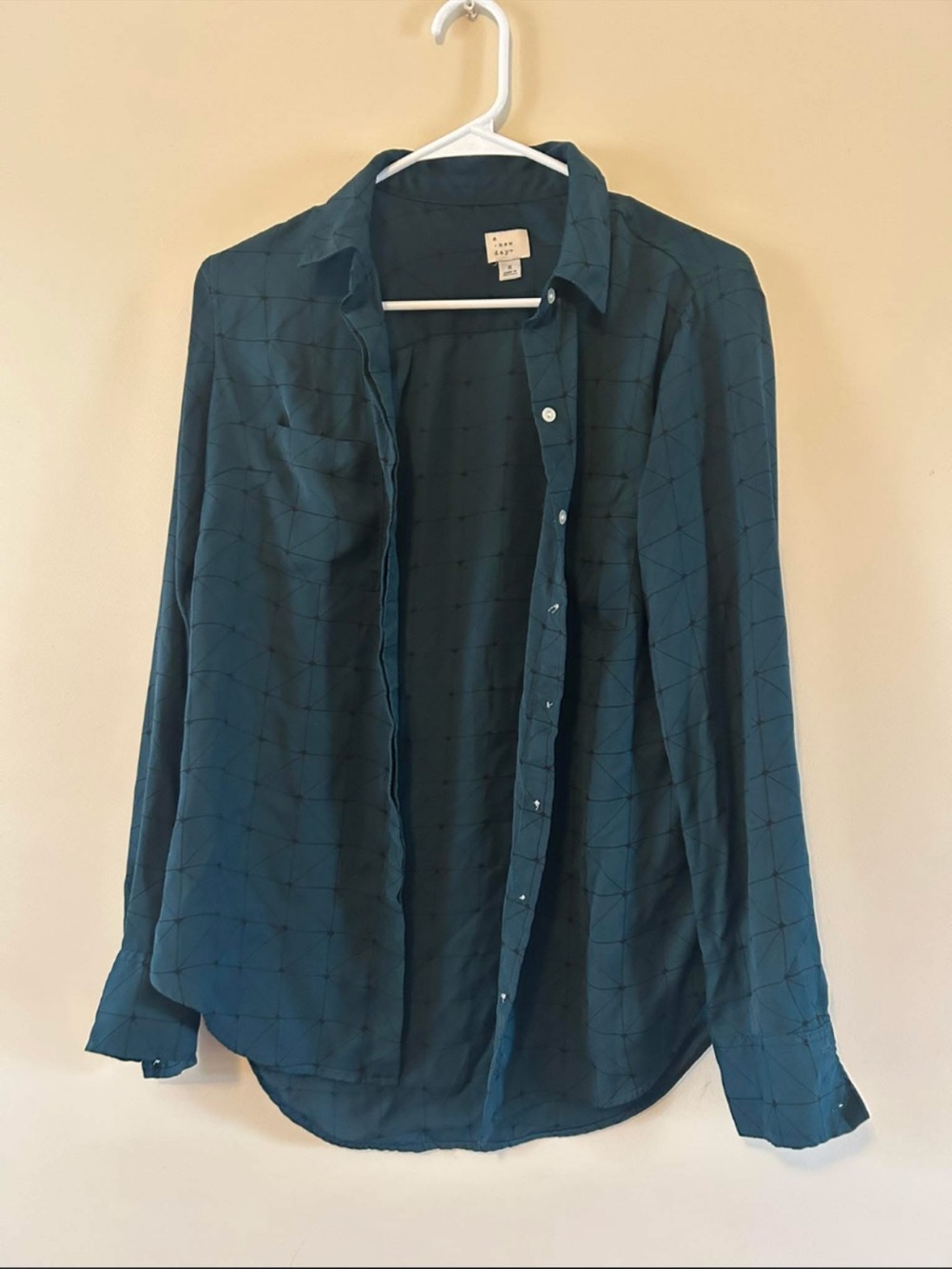 “A new day” button-up
